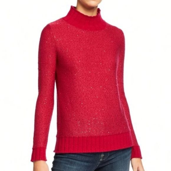 NEIMAN MARCUS Turtleneck Sequin Sweater Cashmere Collection Size XS - Picture 12 of 12